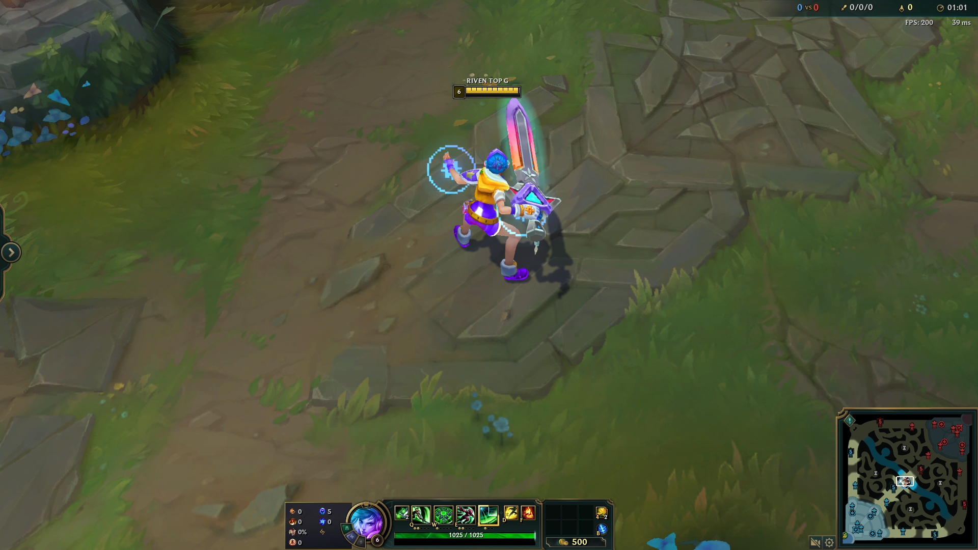 Dragonblade Riven Chroma skin - League of Legends skin